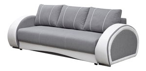 Pohovka Claris (světle šedá + bílá)