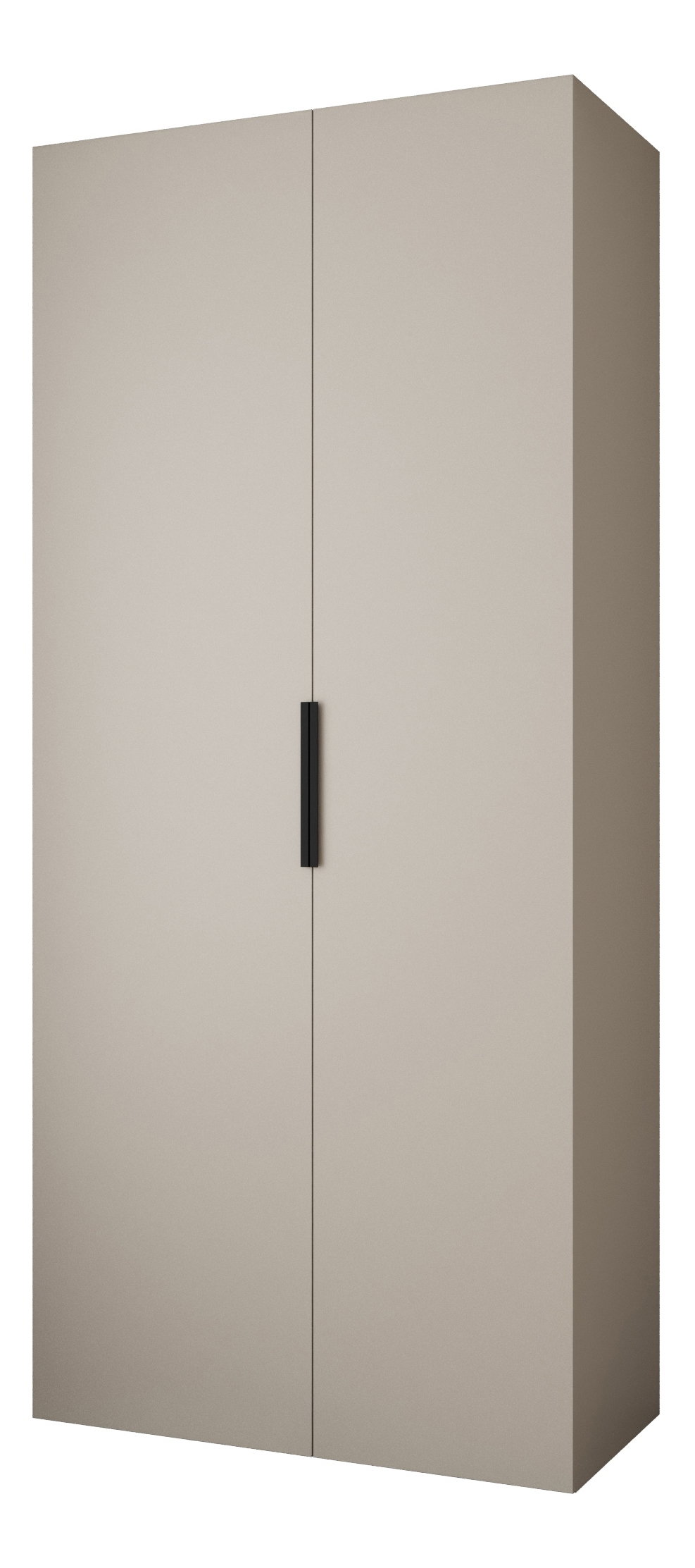 Šatní skříň 110 cm Carmela 50-4 (kašmír + černá)