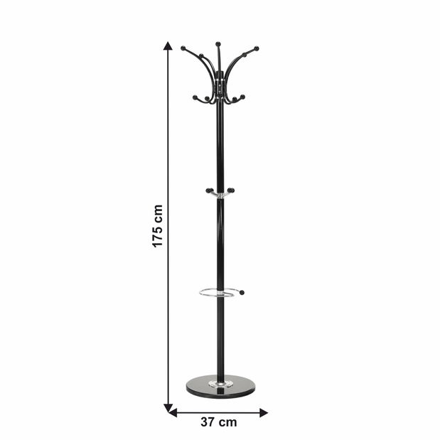 Věšák Aleron (černá)