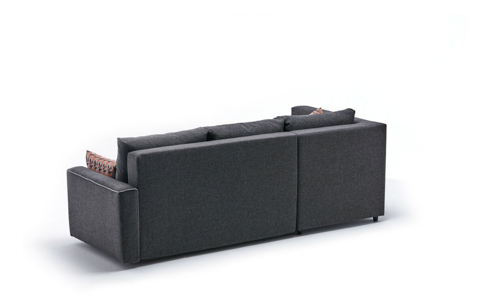 Rohová sedačka Emilie (L) (Antracit)