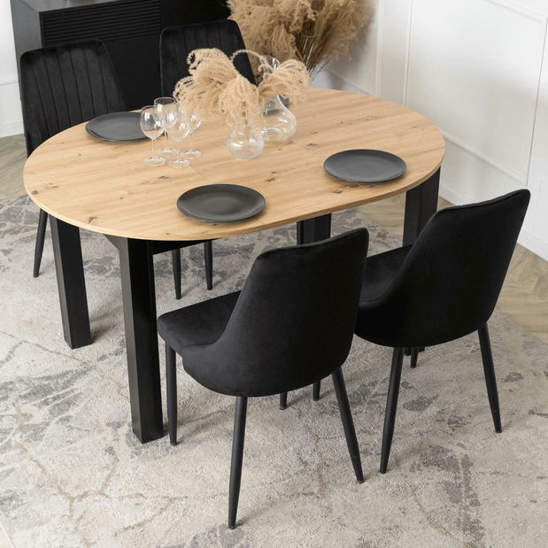 Jídelní židle Boquete (černá)