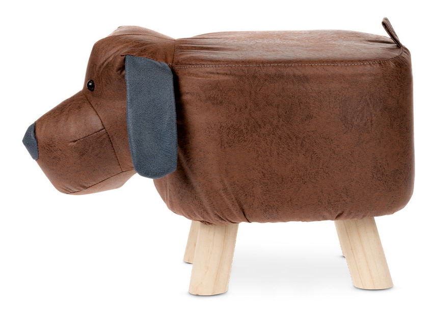 Taburetka Vintage Pes LA2011 (hnědá + antracit)