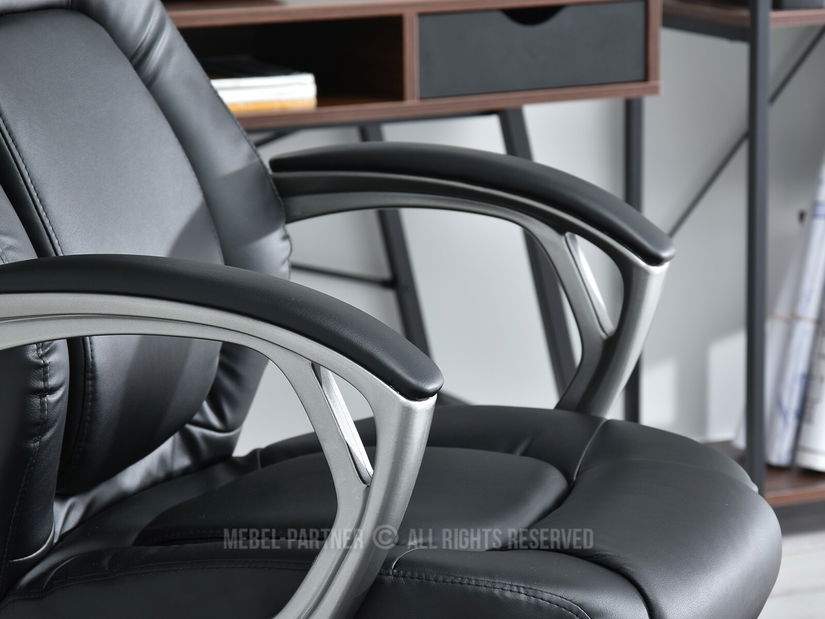 Křeslo Druker (černá + šedá)