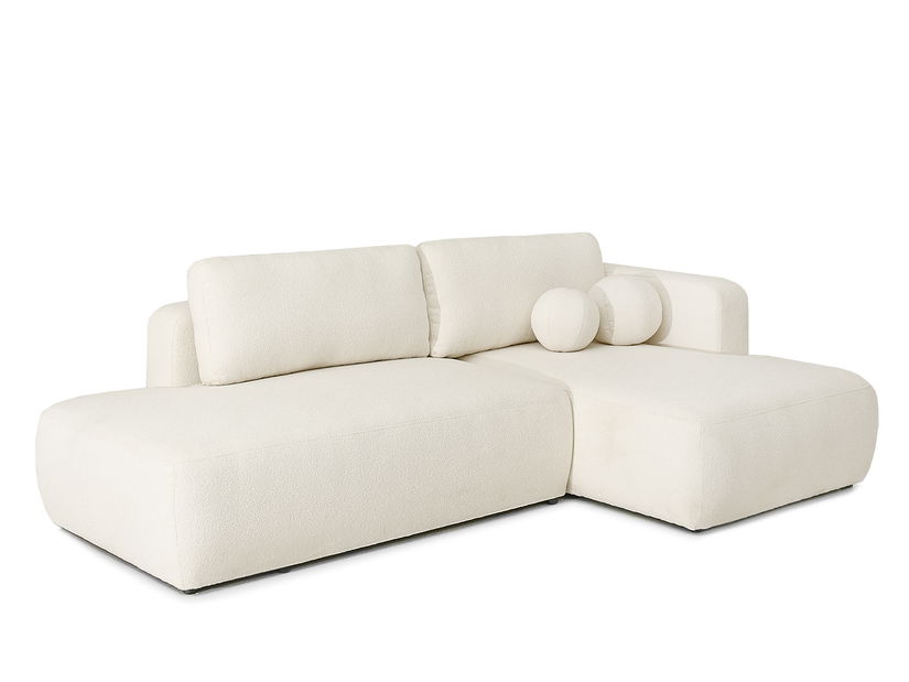 Rohová sedačka Masivos (krémová + černá)