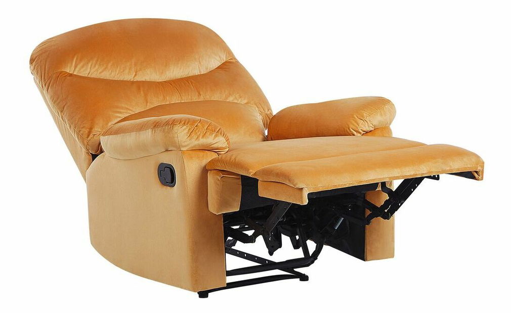 Relaxační křeslo Elsia (hořčicová)