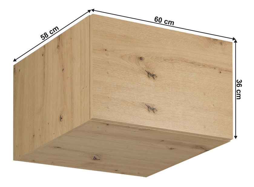 Horní kuchyňská skříňka N60 Langari (dub artisan)