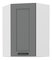 Horní rohová kuchyňská skříňka Lucid 58 x 58 GN 90 1F (dustgrey + bílá)