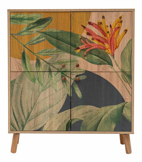 Skříňka Maluxe (Vícebarevné)