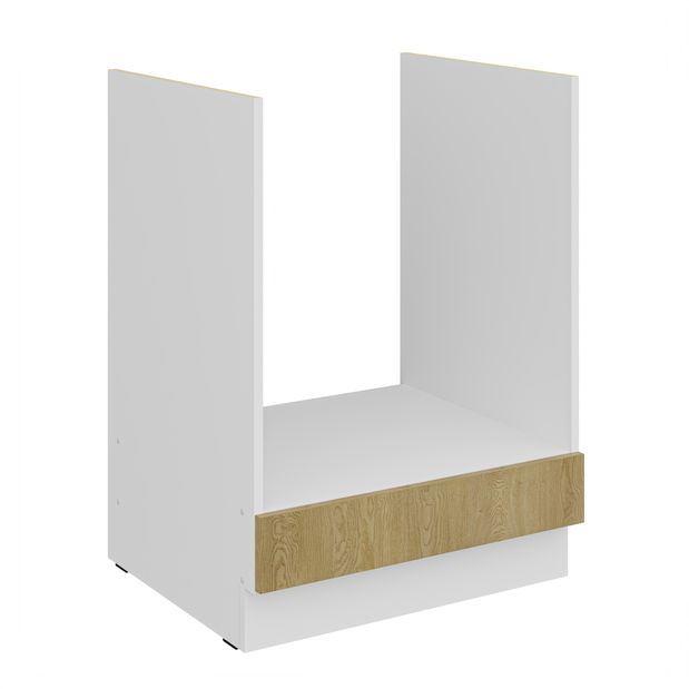 Dolní kuchyňská skříňka na troubu Carminia 60 D GAZ BB (dub cremona + bílá)