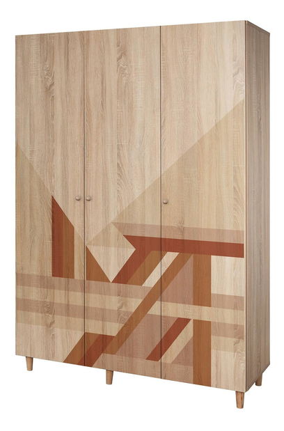 Šatní skříň Leila 910 (dub sonoma)