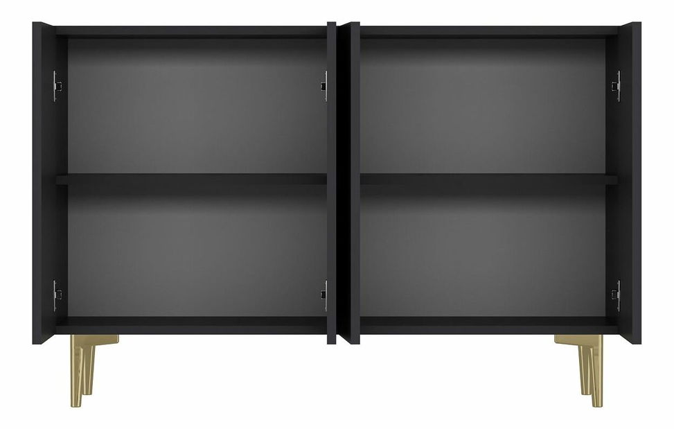 Skříňka Morana (bílá + stříbrná)