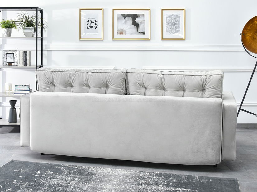 Pohovka dvousedačka Legacion (šedá + černá)