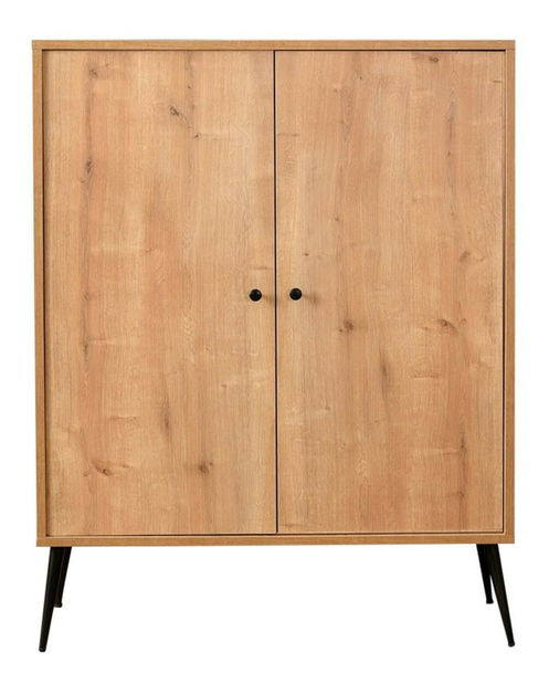 Skříňka Lost (dub + černá)