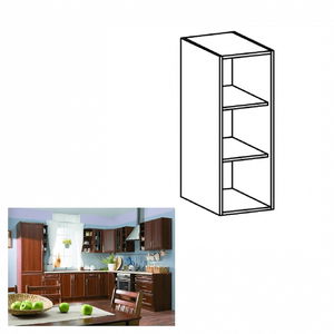 Horní kuchyňský regál W200 Sillina (ořech milano)