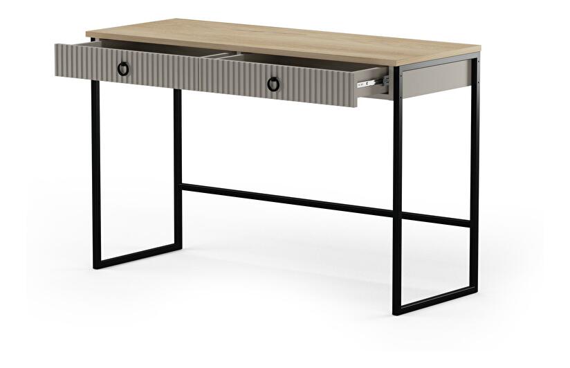 Toaletní stolek Demandaron (taupe + dub silverjack)