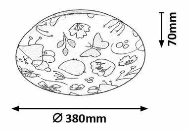 Stropní svítidlo Hanka 3416 (vícebarevné)