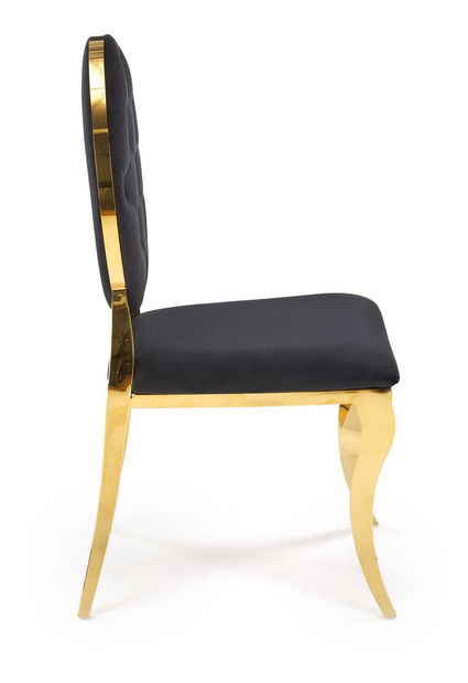 Jídelní židle Regino (černá + zlatá)
