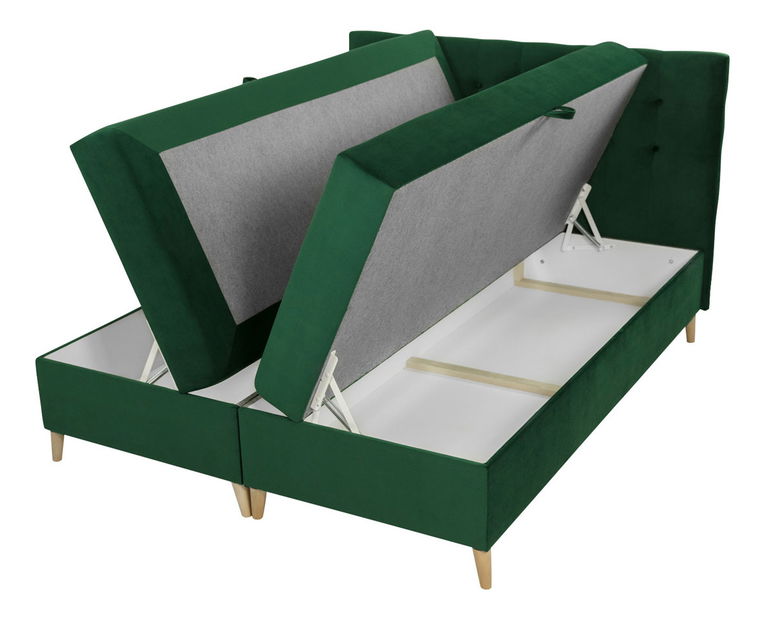 Manželská postel 180 cm Citar (světlobéžová)