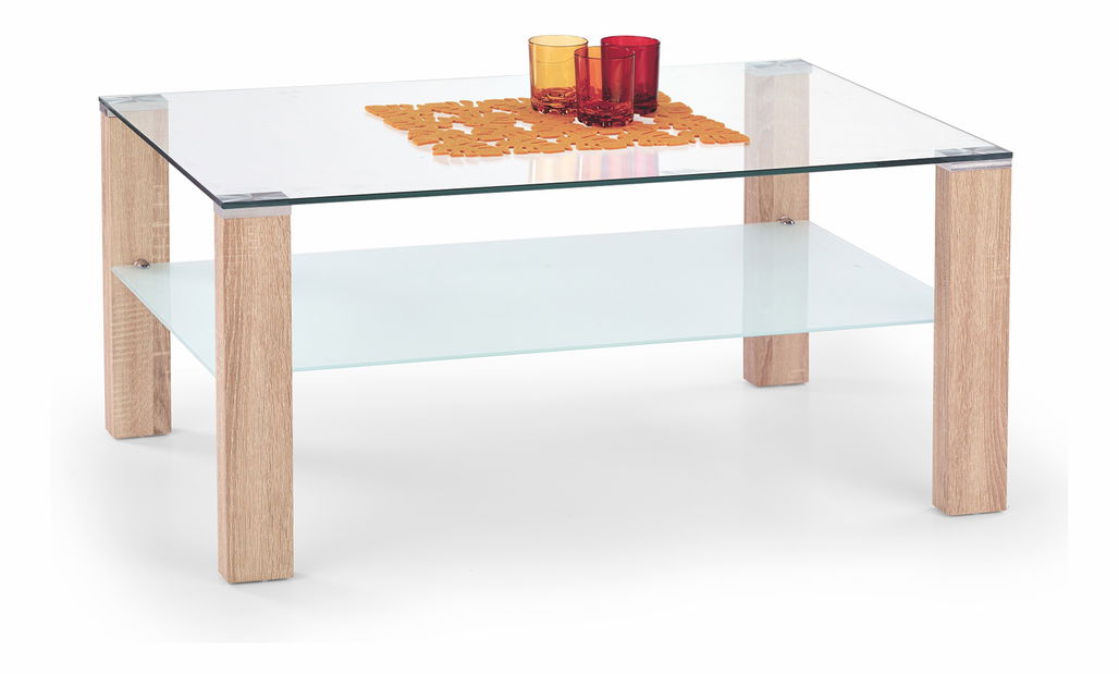 Konferenční stolek Simple Dub Sonoma