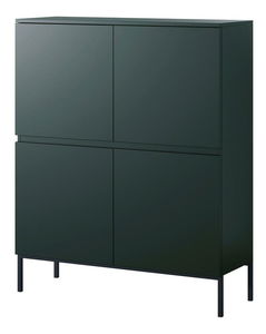 Skříňka Bennasi B1 (malachit + černá)