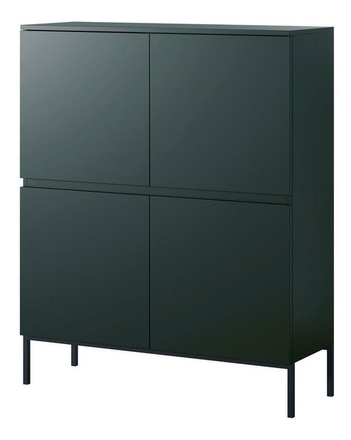 Skříňka Bennasi B1 (malachit + černá)