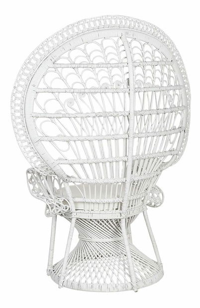 Zahradní křeslo Elixane (bílá)