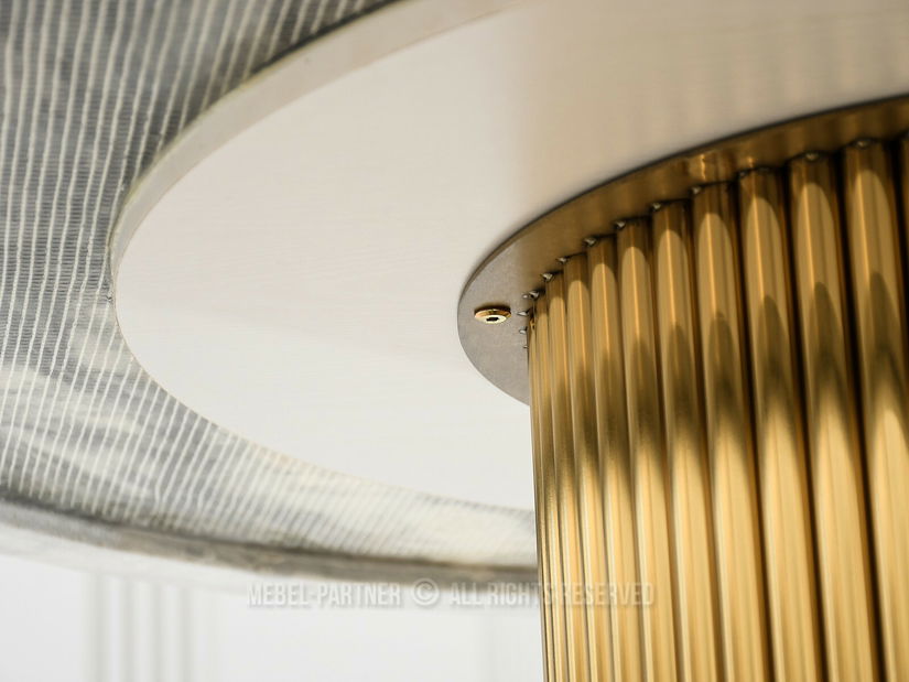 Jídelní stůl Sudoracion (mramor + zlatá)