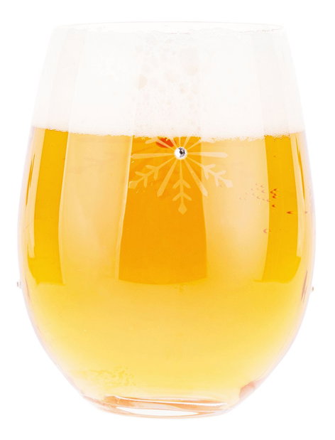 Set 4 ks sklenic na střik s krystaly 530ml Snouflek 