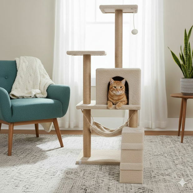 Škrabadlo pro kočky Midy (antracit)