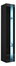 Vitrína Ziggy (černá + černý lesk)