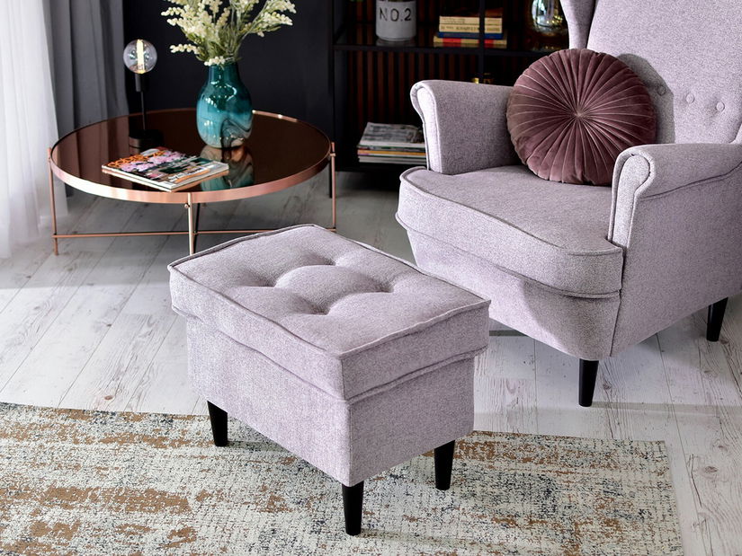 Křeslo ušák Margis (bílá)