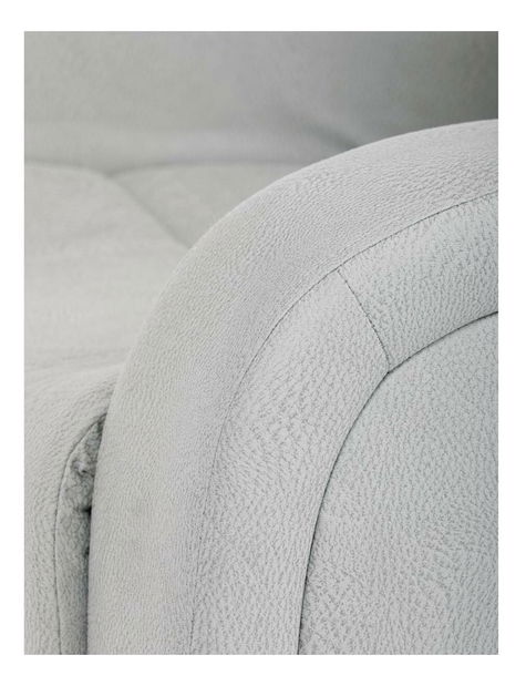 Polohovací křeslo Triple (stříbrná)