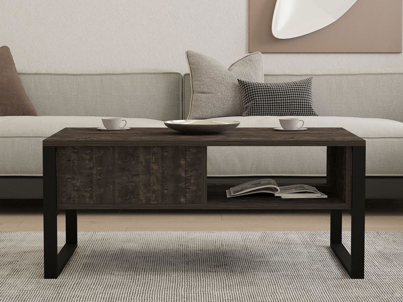 Konferenční stolek Medama (antracit)