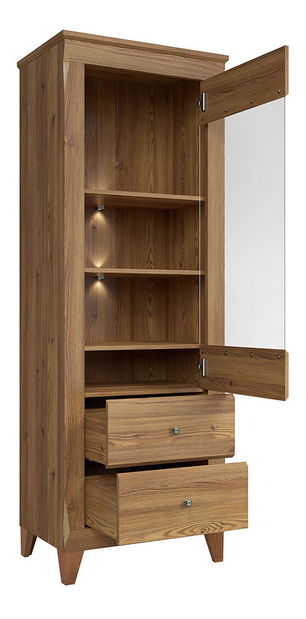 Vitrína BRW Bergen REG1W2S