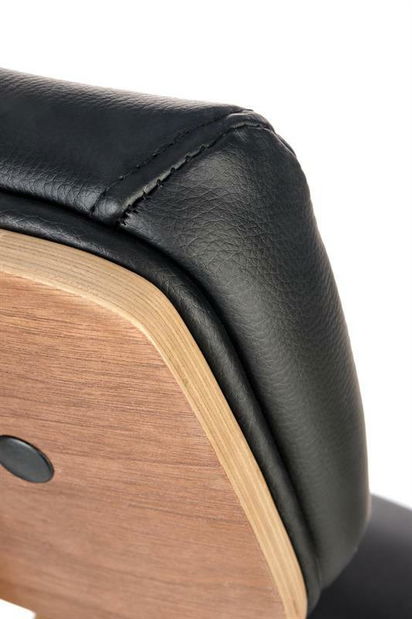 Kancelářská židle Ingleton (ořech + černá)