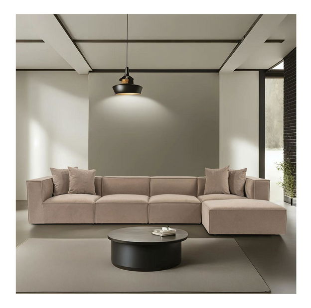 Rohová sedačka Soraketta (cappuccino)