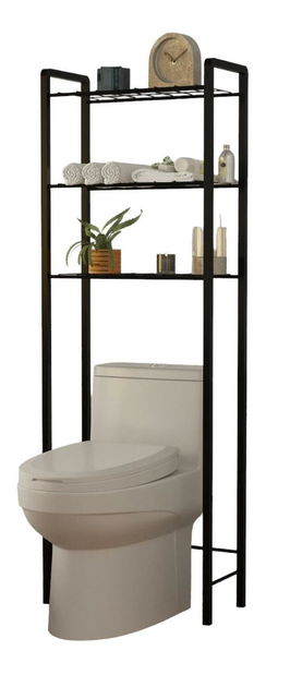 Police do koupelny Kodati (černá)