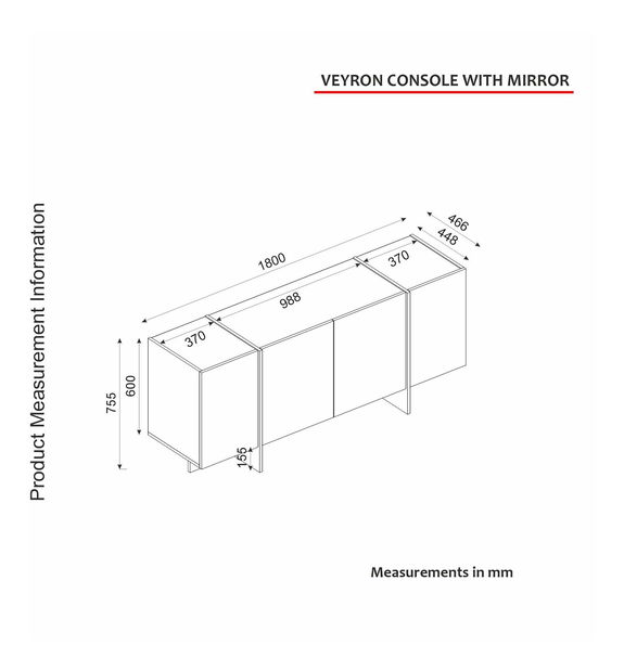 Skříňka Veya 4 (travertin + písková)