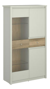 Vitrína Kodro 2 (kašmír + dub evoke)