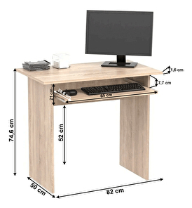 PC stolek Virnelis (dub sonoma)