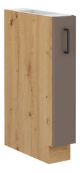 Dolní kuchyňská skříňka Barb 15 D CARGO BB (dub artisan + truflová)