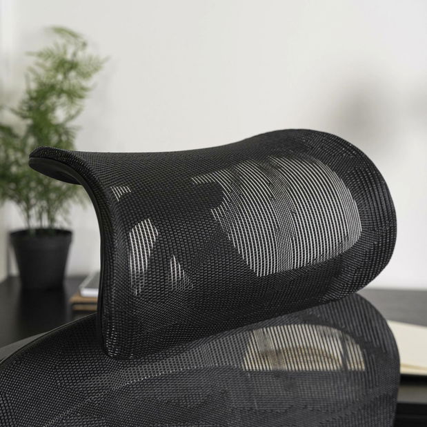 Kancelářské křeslo Necesarias (černá)