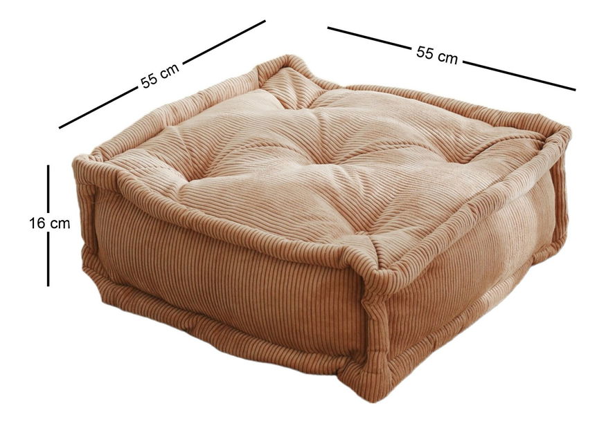 Polštář Bekdu (hnědá)