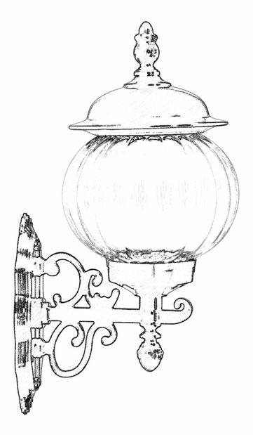 Venkovní nástěnné svítidlo Islay (černá)