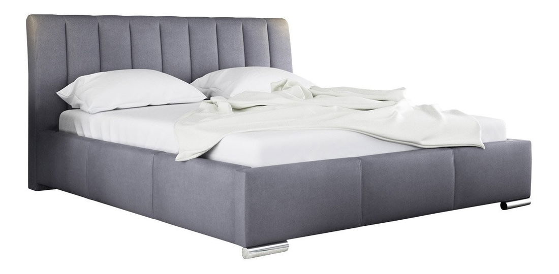 Manželská postel 180 cm Mundano (bílá)