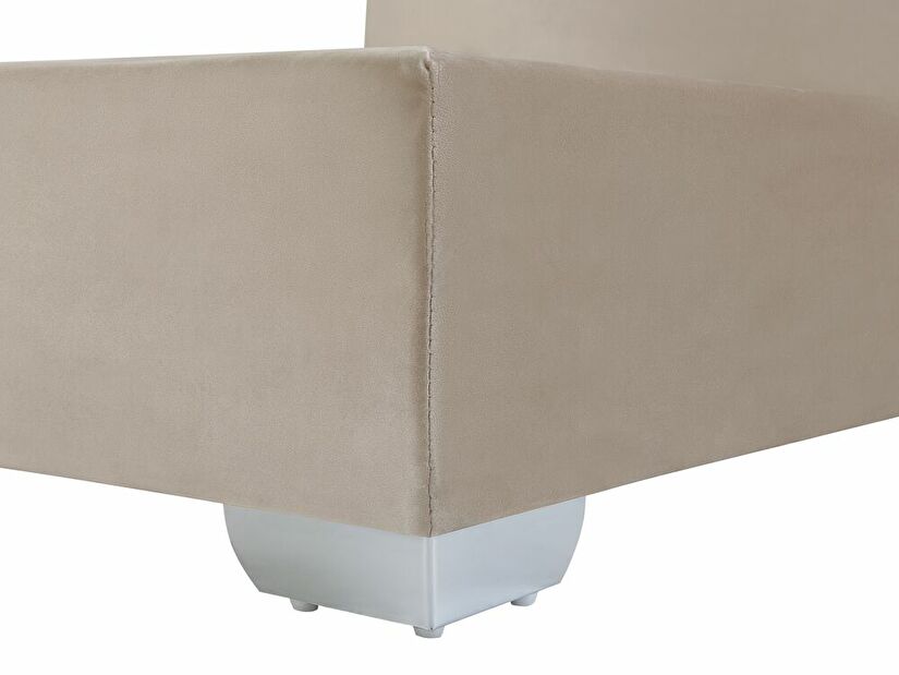 Boxspring postel 180 cm CONSOLE (s roštem a matrací) (béžová)