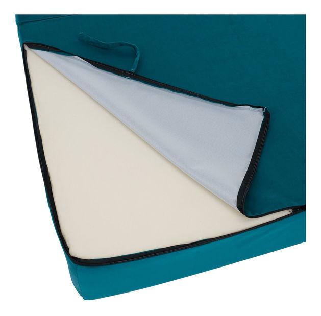 Rozkládací křeslo Viajado (petrolejová)