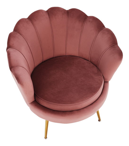 Křeslo Nolano (růžová)