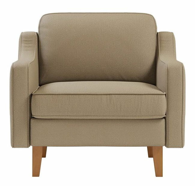 Křeslo Dělají 1 (lososová + ořech)