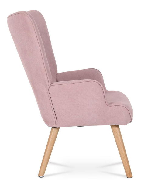 Křeslo s podnoží Avanzabamos (růžová)